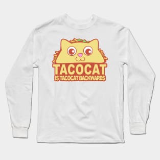 Tacocat Backwards Long Sleeve T-Shirt
